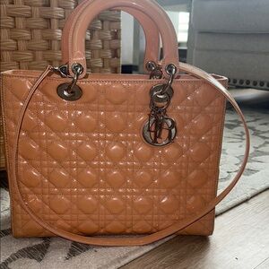 Dior Lady Dior Patent Leather with Iconic Cannage Quilting